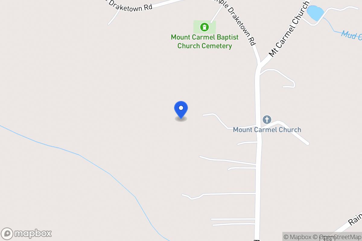 Map of 238 Mt Carmel Church Rd