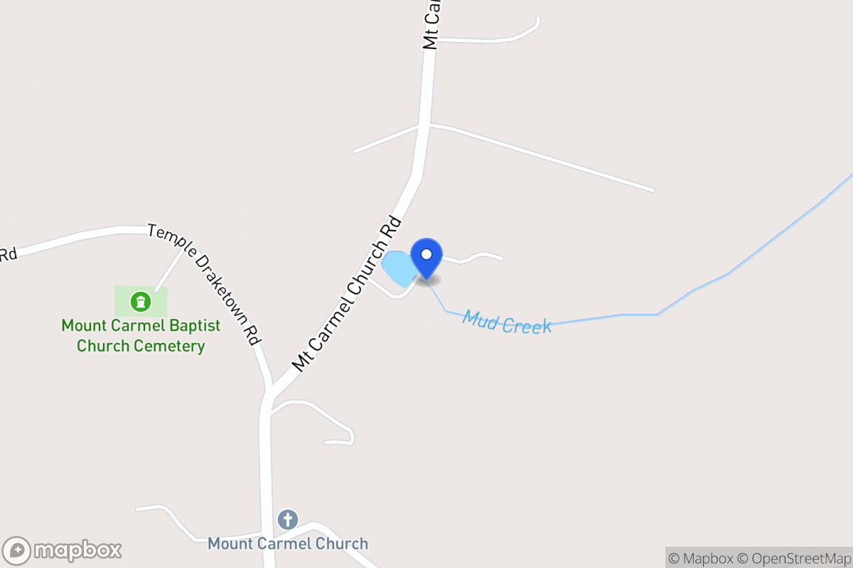 Map of 367 Mt Carmel Church Rd