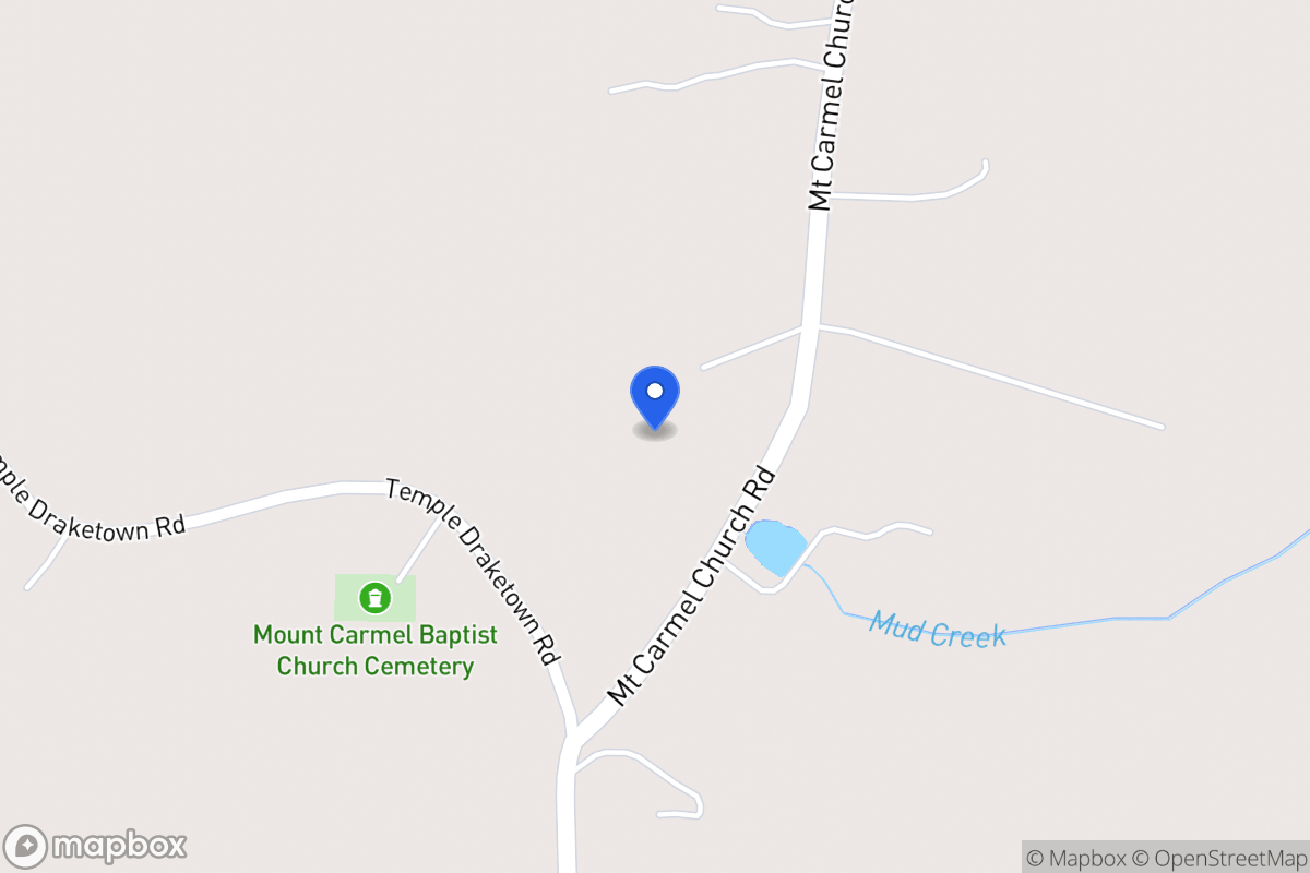 Map of 360 Mt Carmel Church Rd