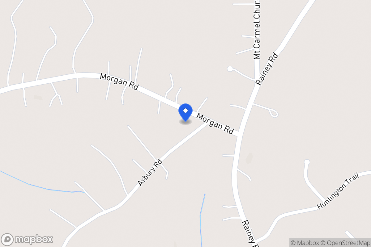 Map of 1360 Asbury Rd