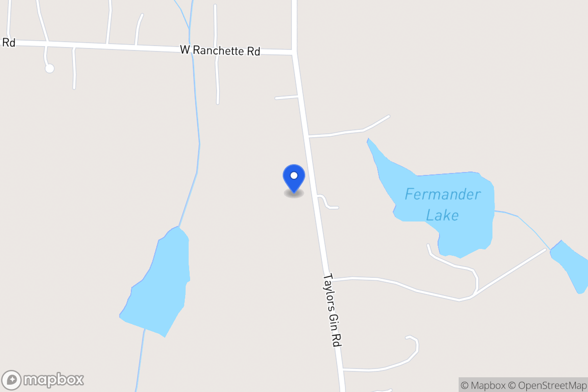 Map of 1458 Taylors Gin Rd