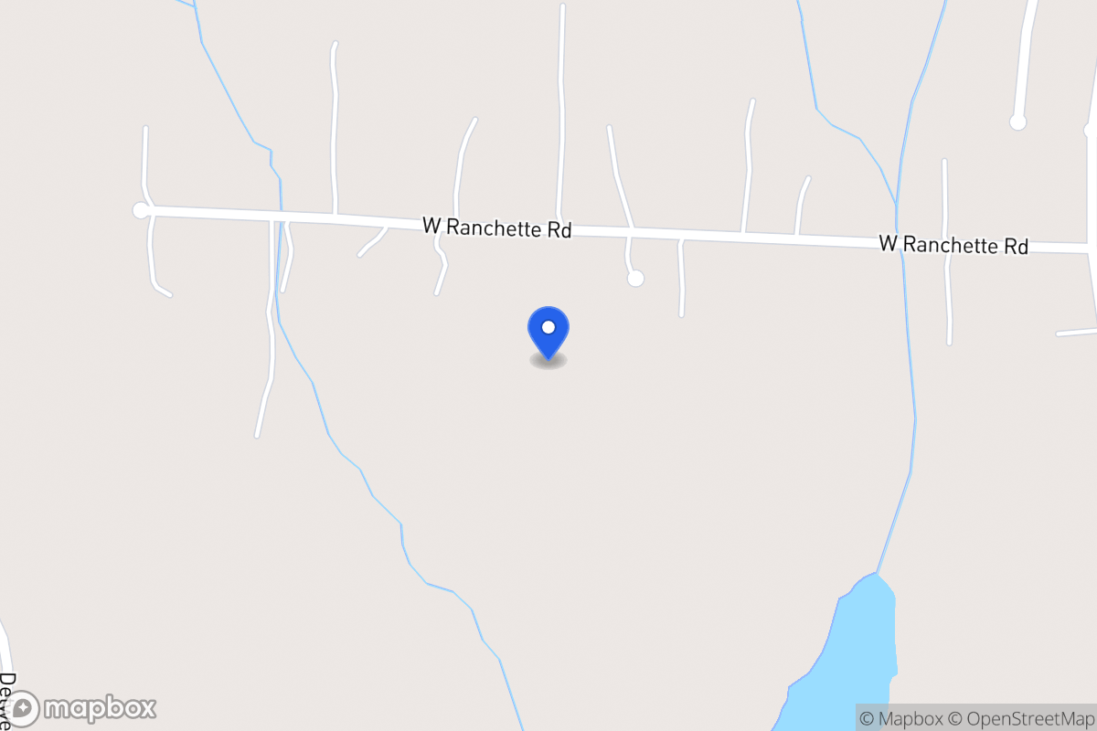 Map of 170 W Ranchette Rd