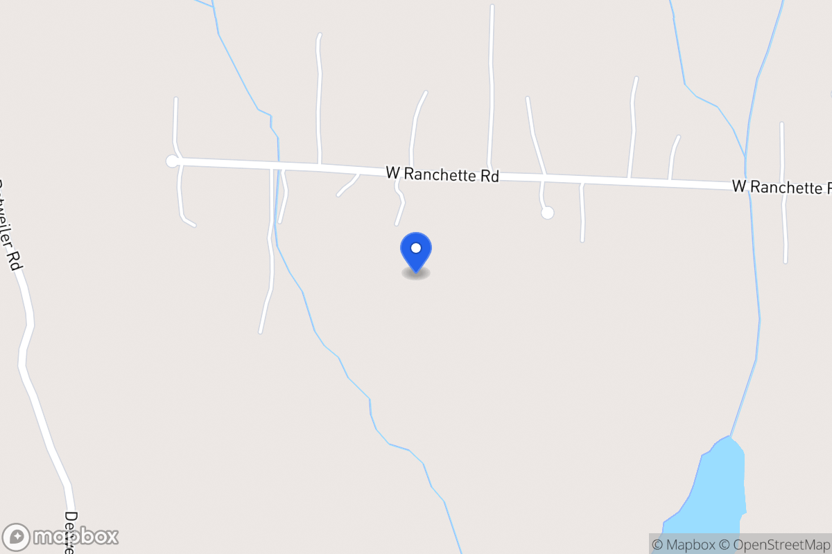 Map of W Ranchette Rd
