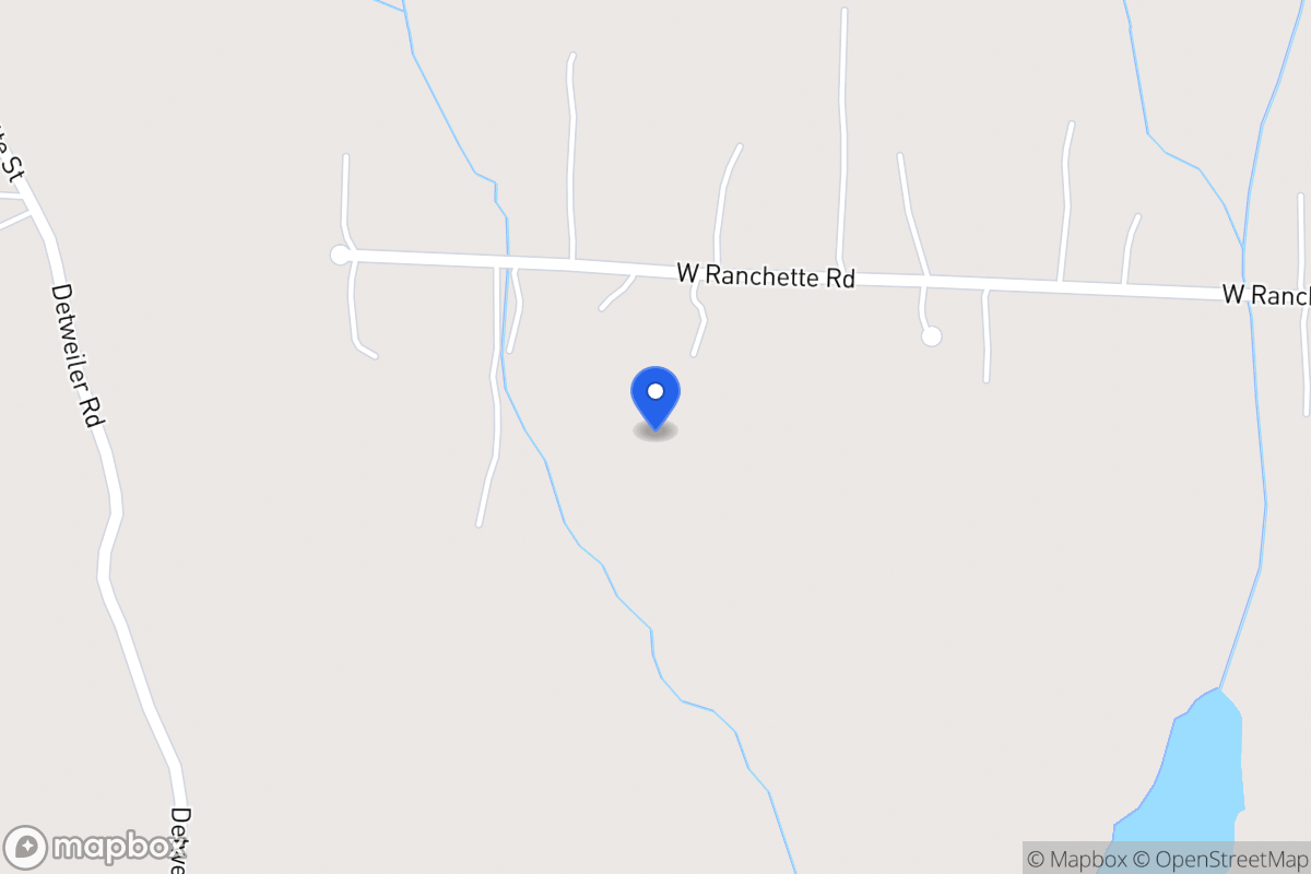 Map of 244 W Ranchette Rd