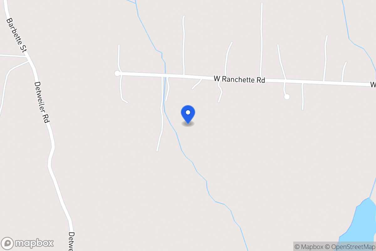 Map of 260 W Ranchette Rd