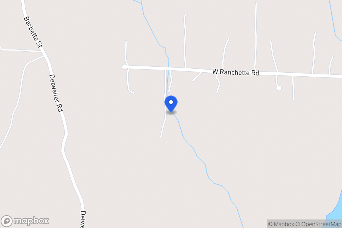 Map of 286 W Ranchette Rd