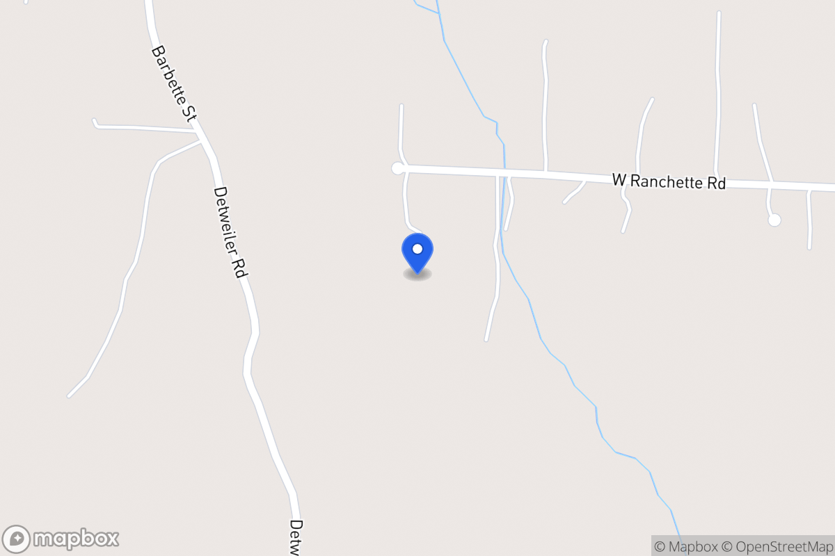 Map of 326 W Ranchette Rd
