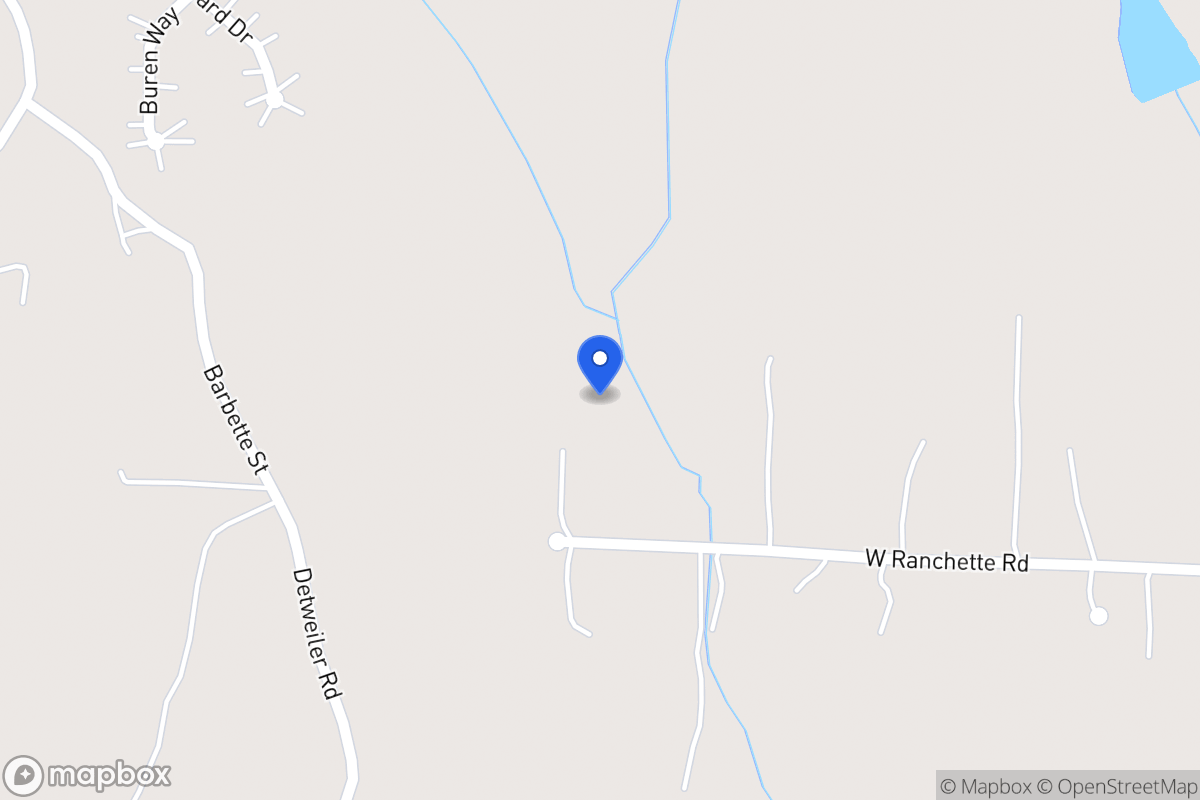 Map of 323 W Ranchette Rd