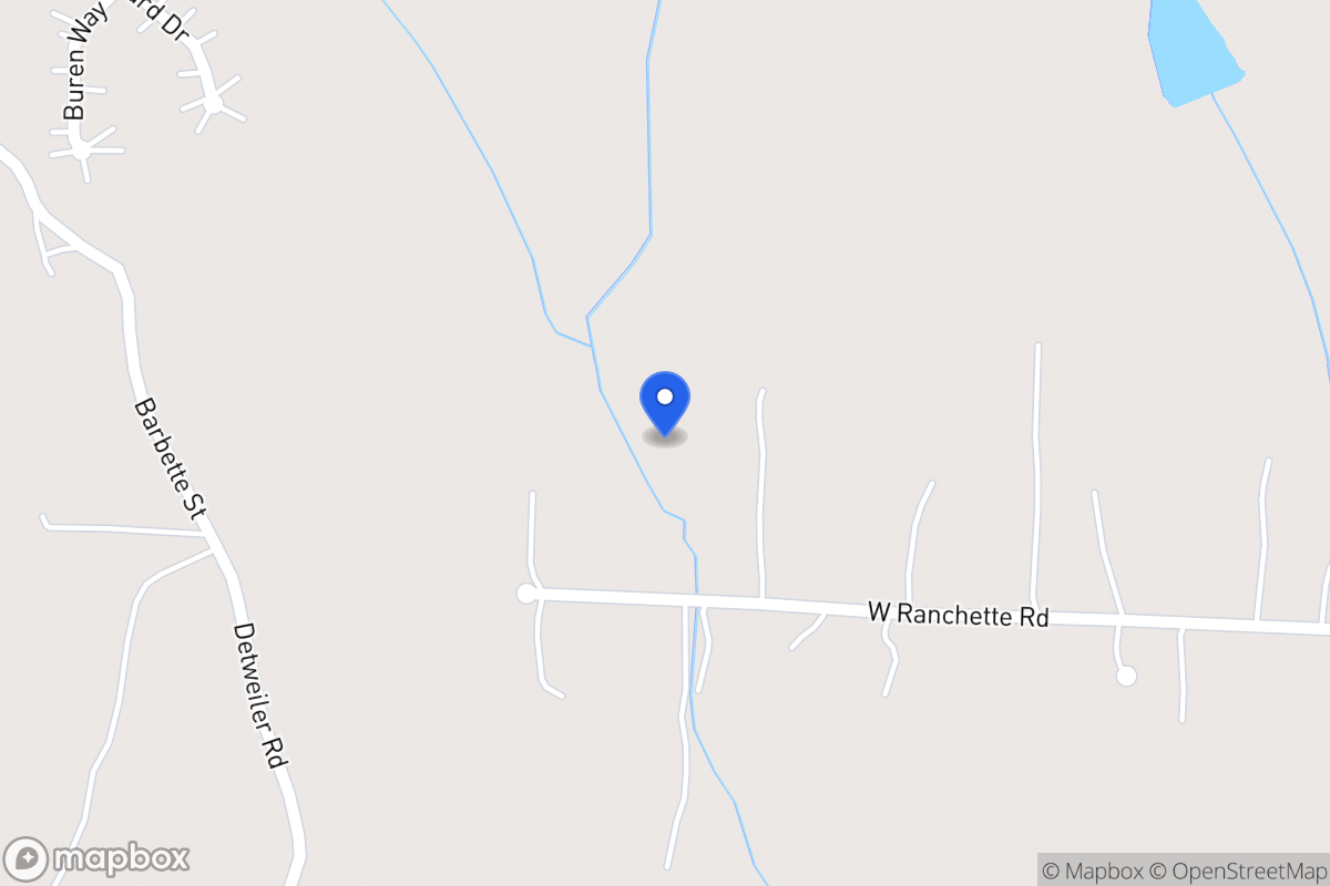 Map of 301 W Ranchette Rd