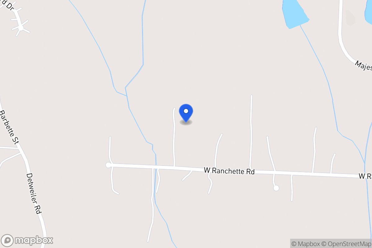 Map of 255 W Ranchette Rd