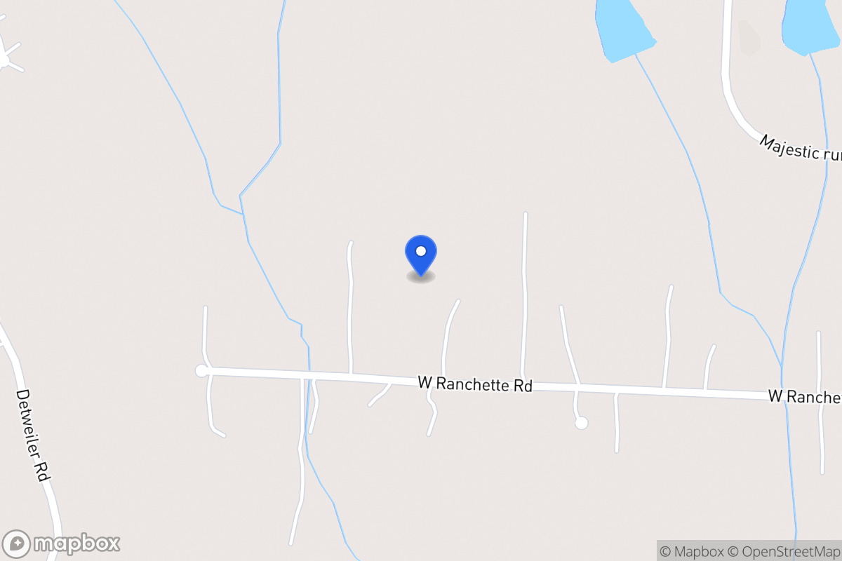 Map of 235 W Ranchette Rd