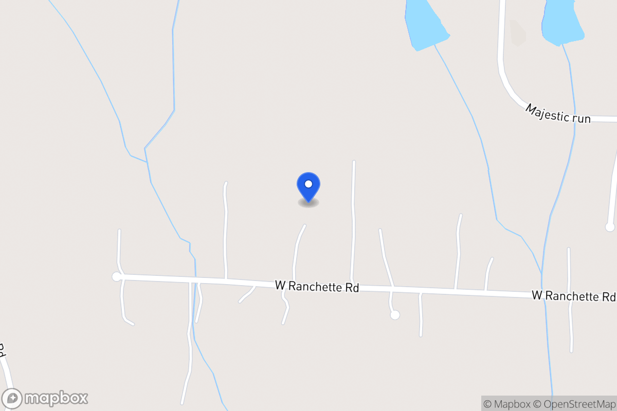 Map of 213 W Ranchette Rd