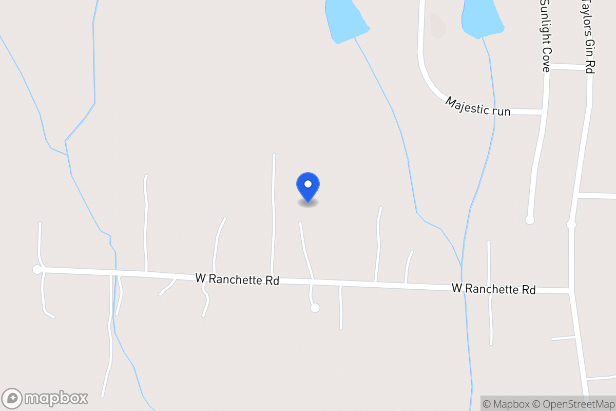 Map of 161 W Ranchette Rd