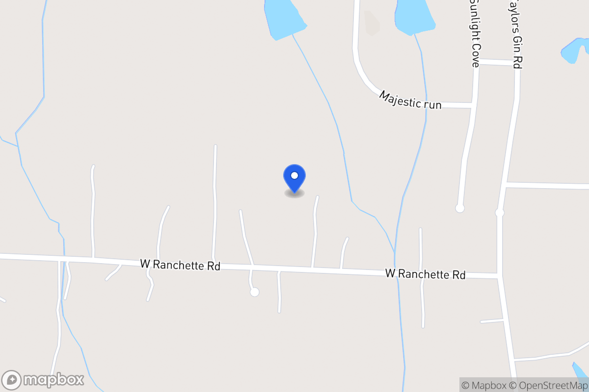 Map of 135 W Ranchette Rd