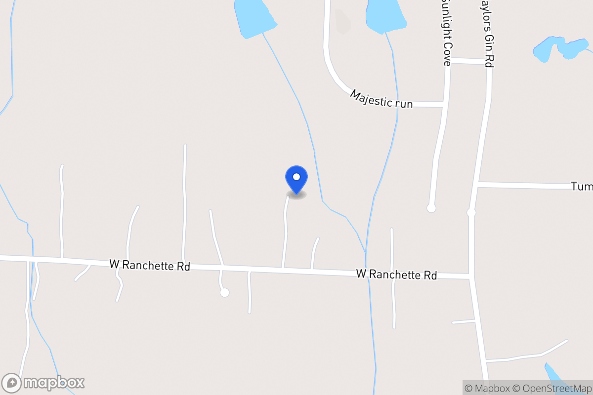 Map of 125 W Ranchette Rd
