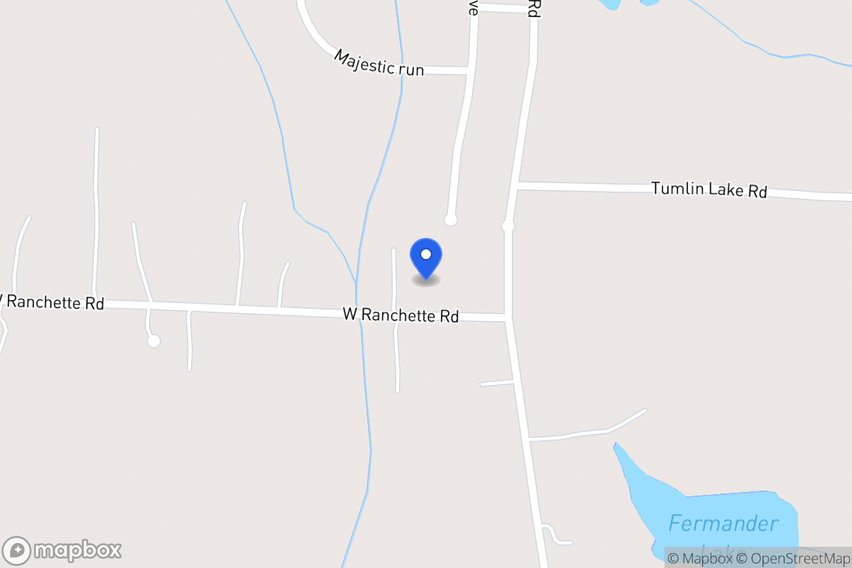 Map of 45 W Ranchette Rd