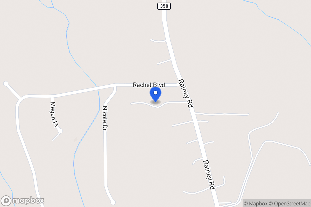 Map of 1042 Rainey Rd