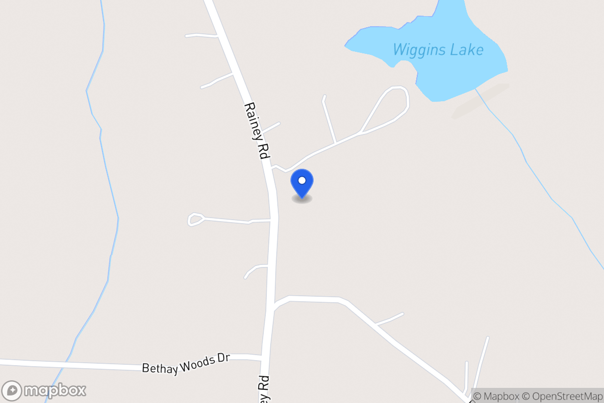 Map of 1349 Rainey Rd