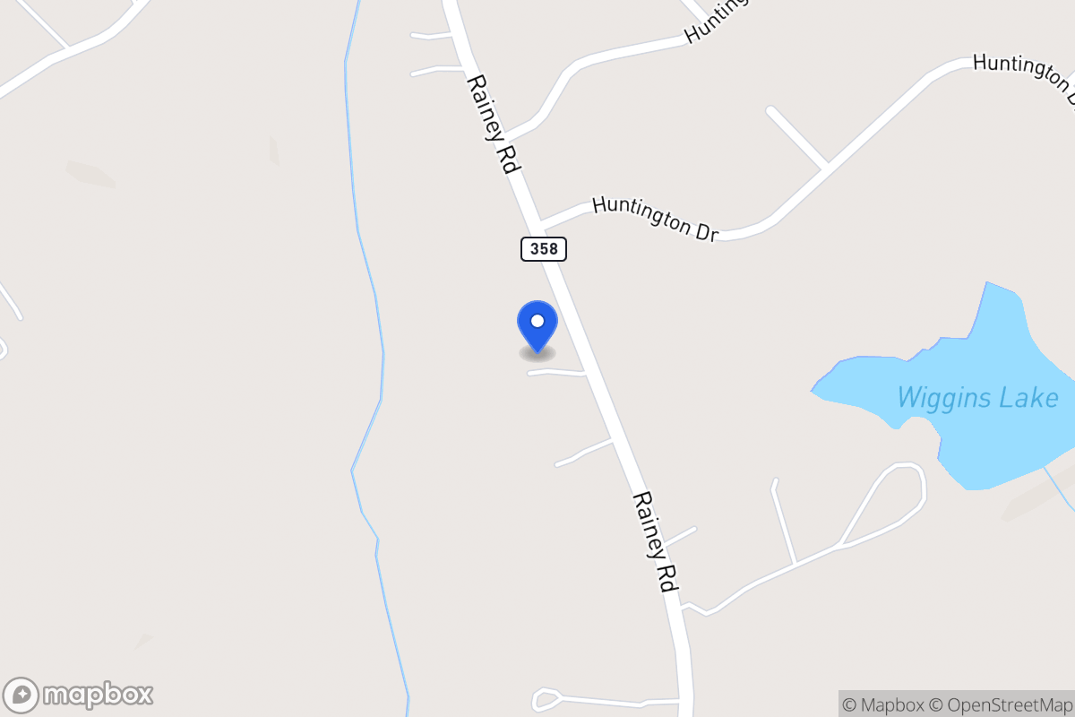 Map of 1446 Rainey Rd