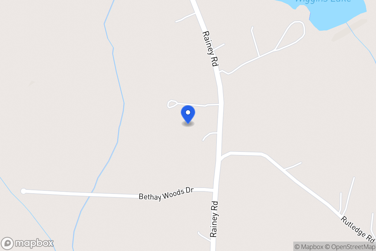 Map of 1308 Rainey Rd