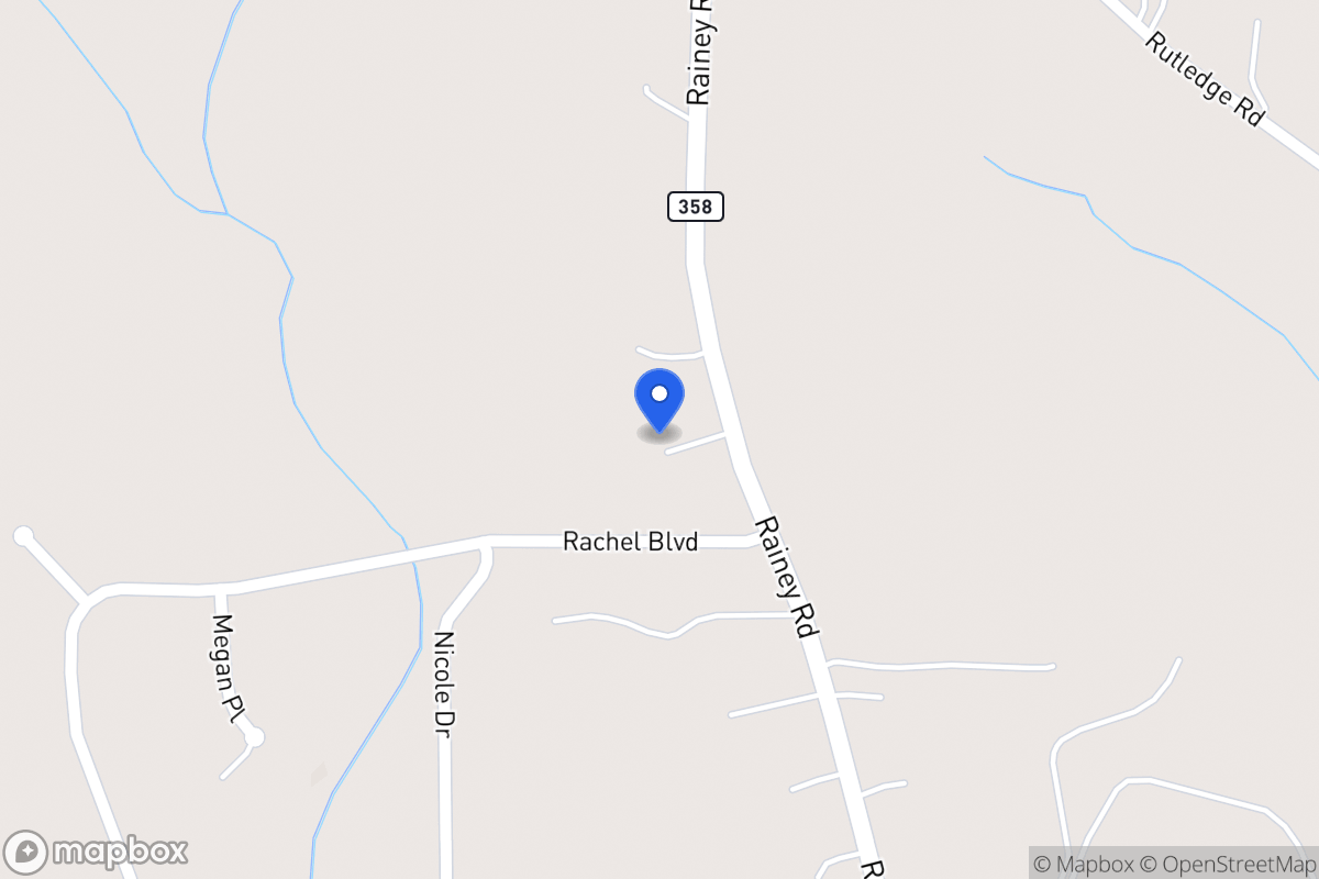 Map of 1100 Rainey Rd