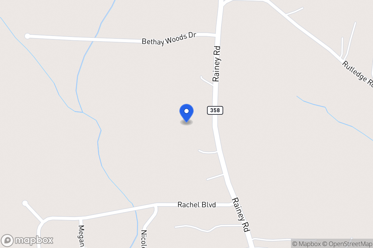 Map of 1170 Rainey Rd
