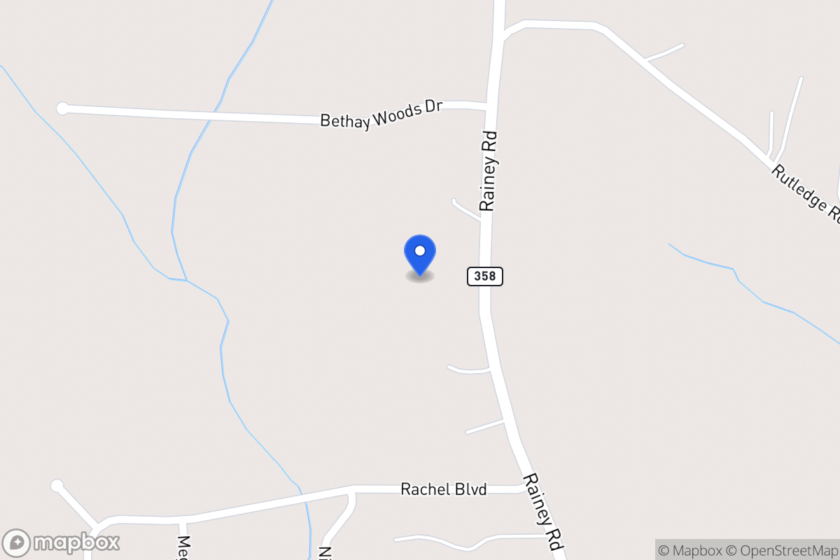 Map of 1184 Rainey Rd