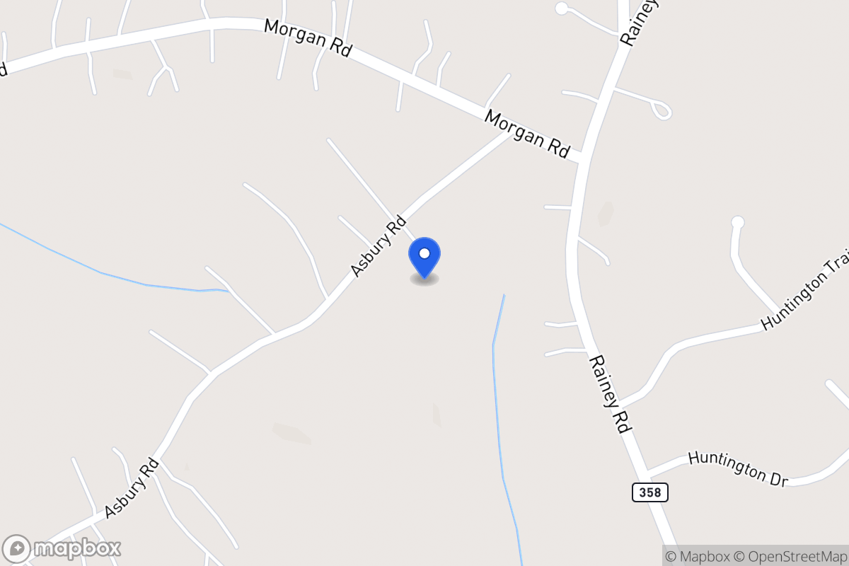 Map of 1305 Asbury Rd