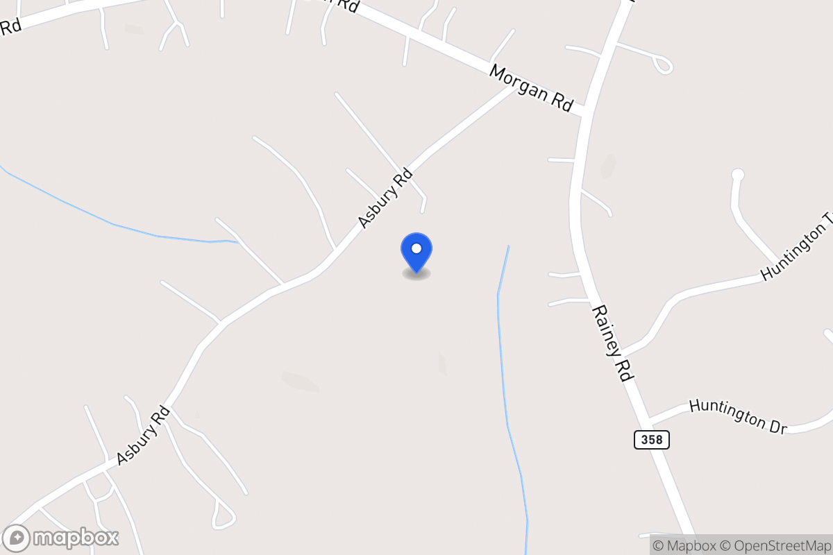 Map of 1287 Asbury Rd