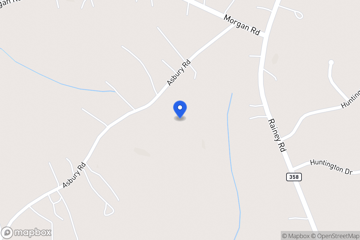 Map of 1269 Asbury Rd