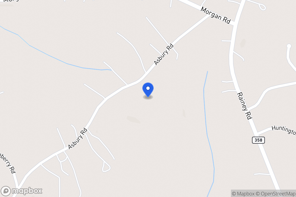 Map of 1251 Asbury Rd