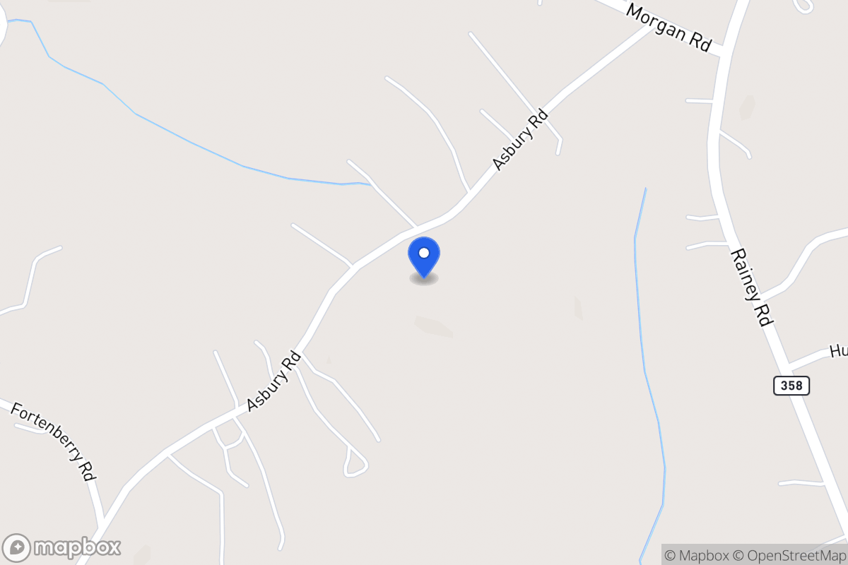 Map of 1229 Asbury Rd