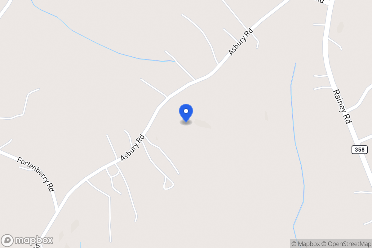 Map of 1211 Asbury Rd