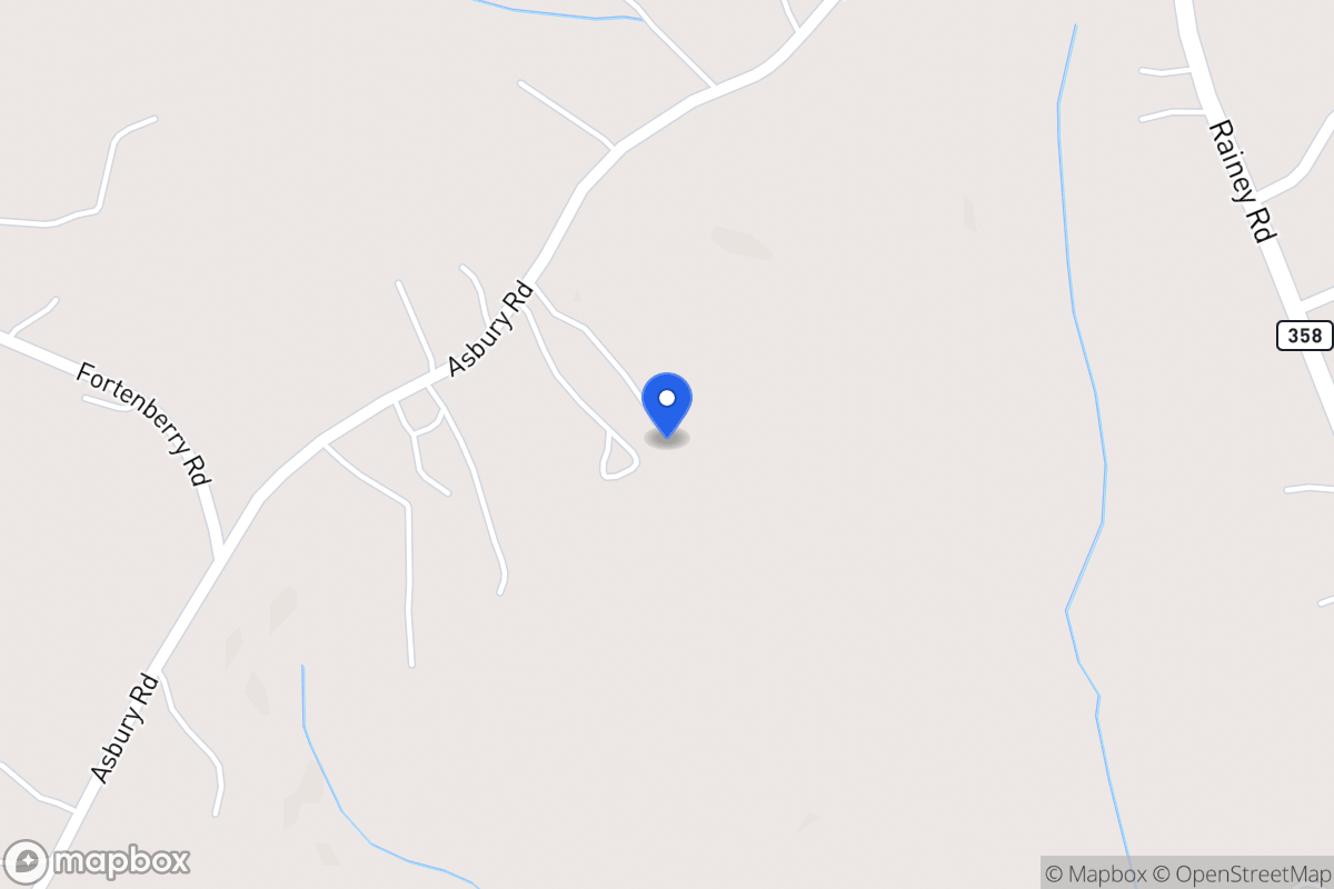 Map of 1183 Asbury Rd