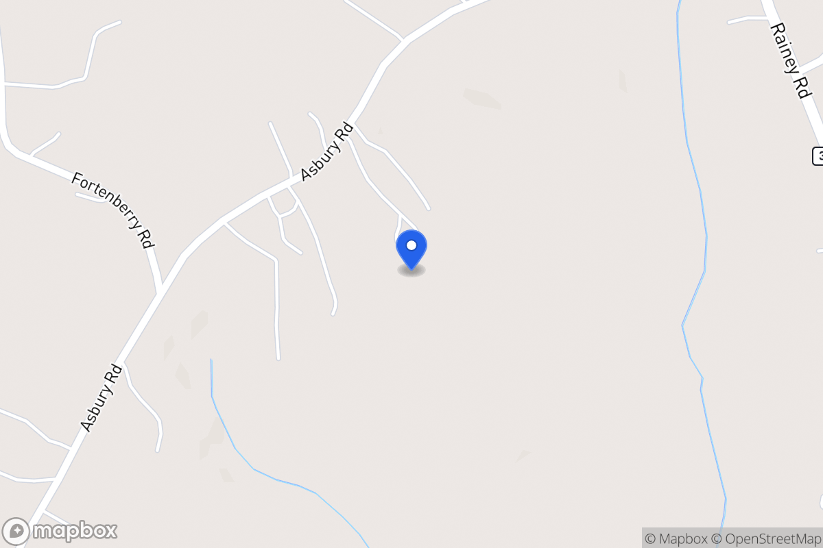 Map of 1151 Asbury Rd