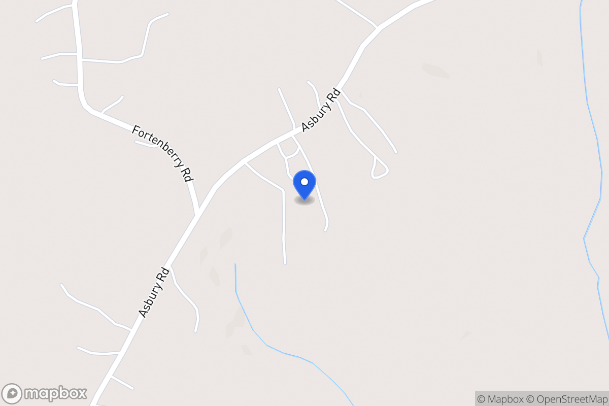 Map of 1119 Asbury Rd
