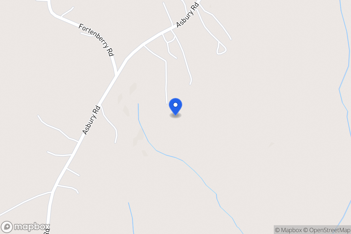 Map of 1105 Asbury Rd