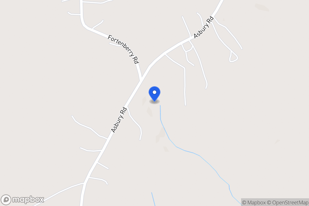 Map of 1071 Asbury Rd