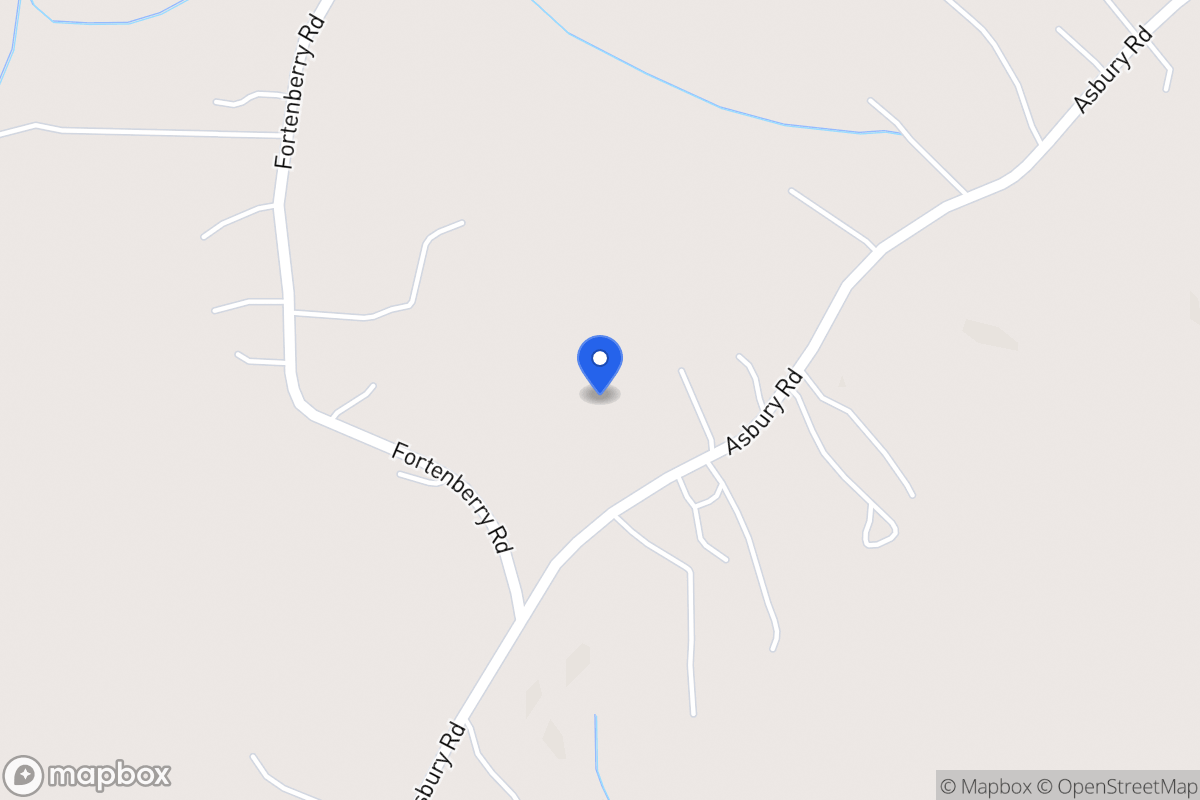 Map of 1116 Asbury Rd