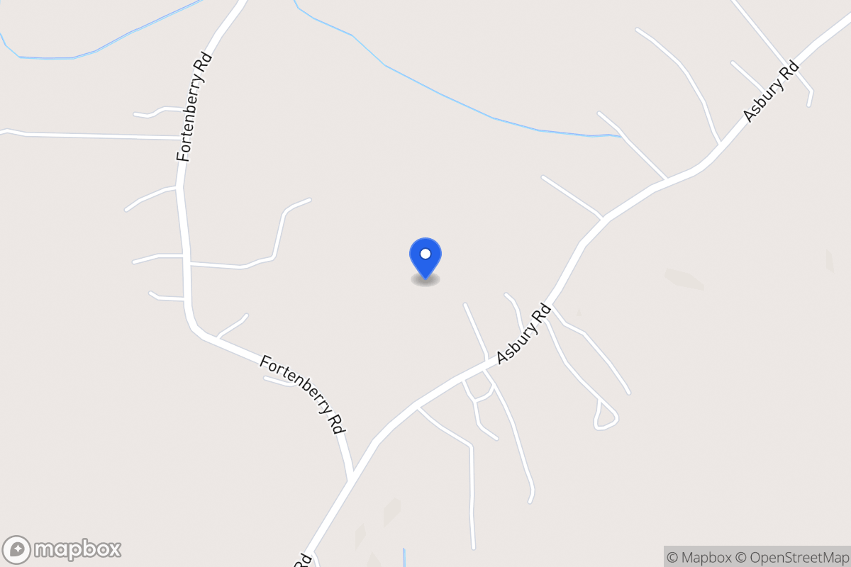 Map of 1134 Asbury Rd