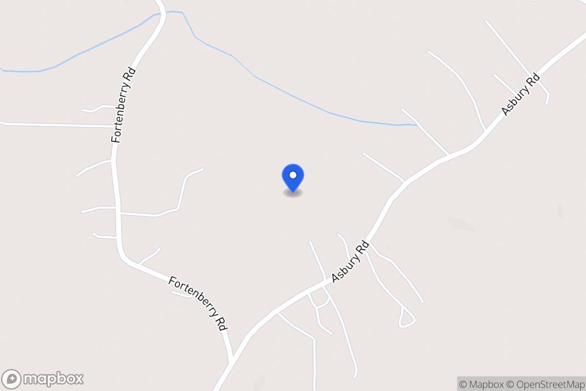 Map of 1152 Asbury Rd