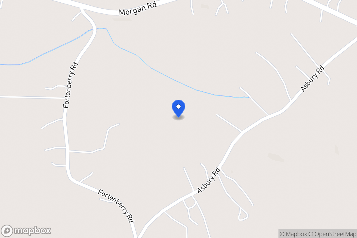 Map of 1174 Asbury Rd