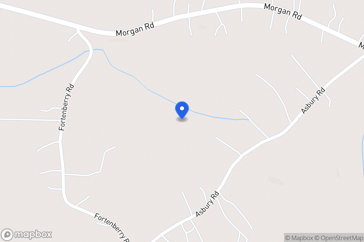 Map of 1196 Asbury Rd