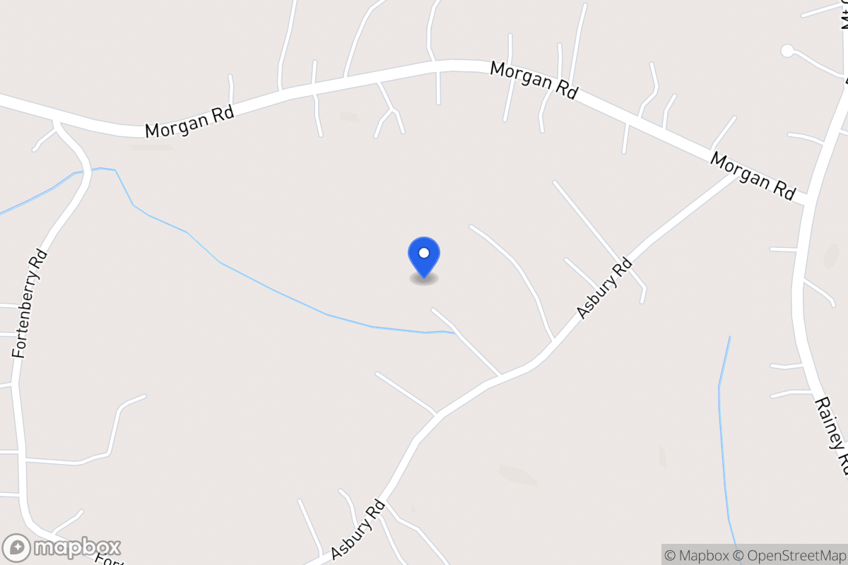 Map of 1250 Asbury Rd