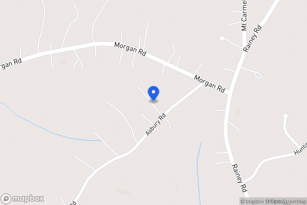 Map of 1326 Asbury Rd