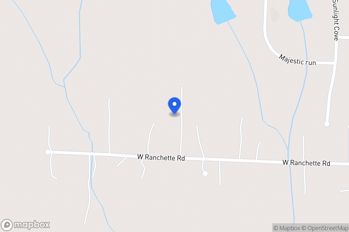 Map of 195 W Ranchette Rd