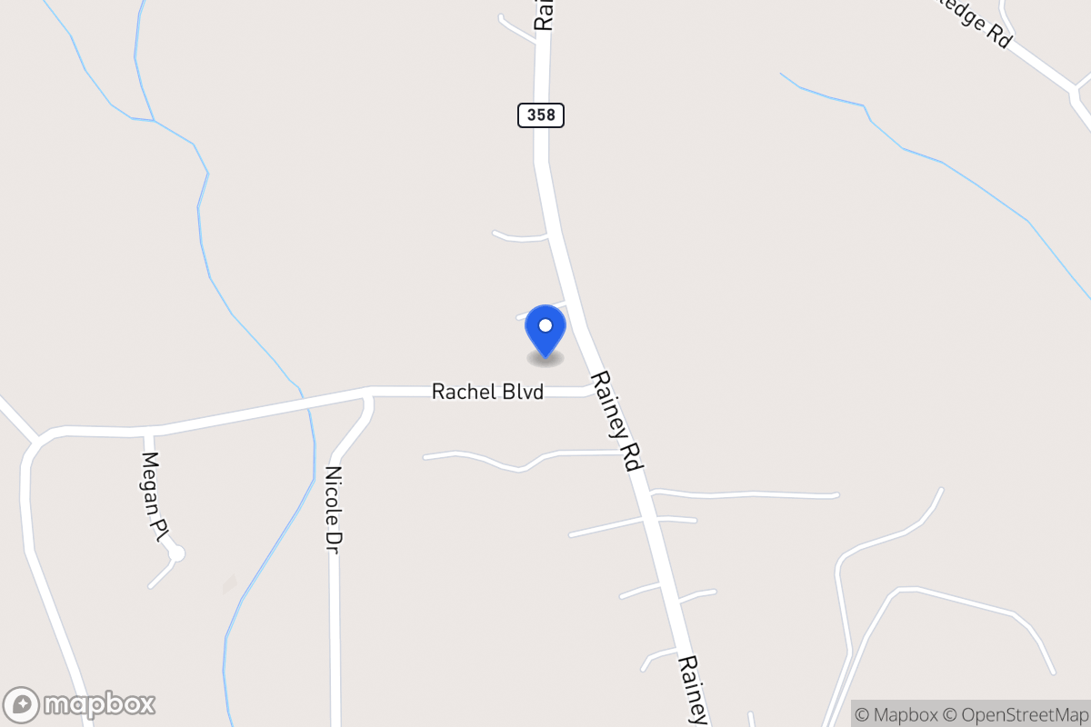 Map of 1084 Rainey Rd