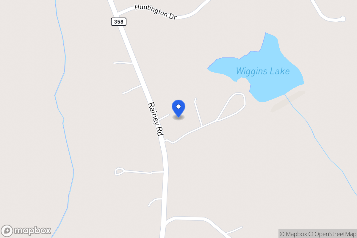 Map of 1405 Rainey Rd