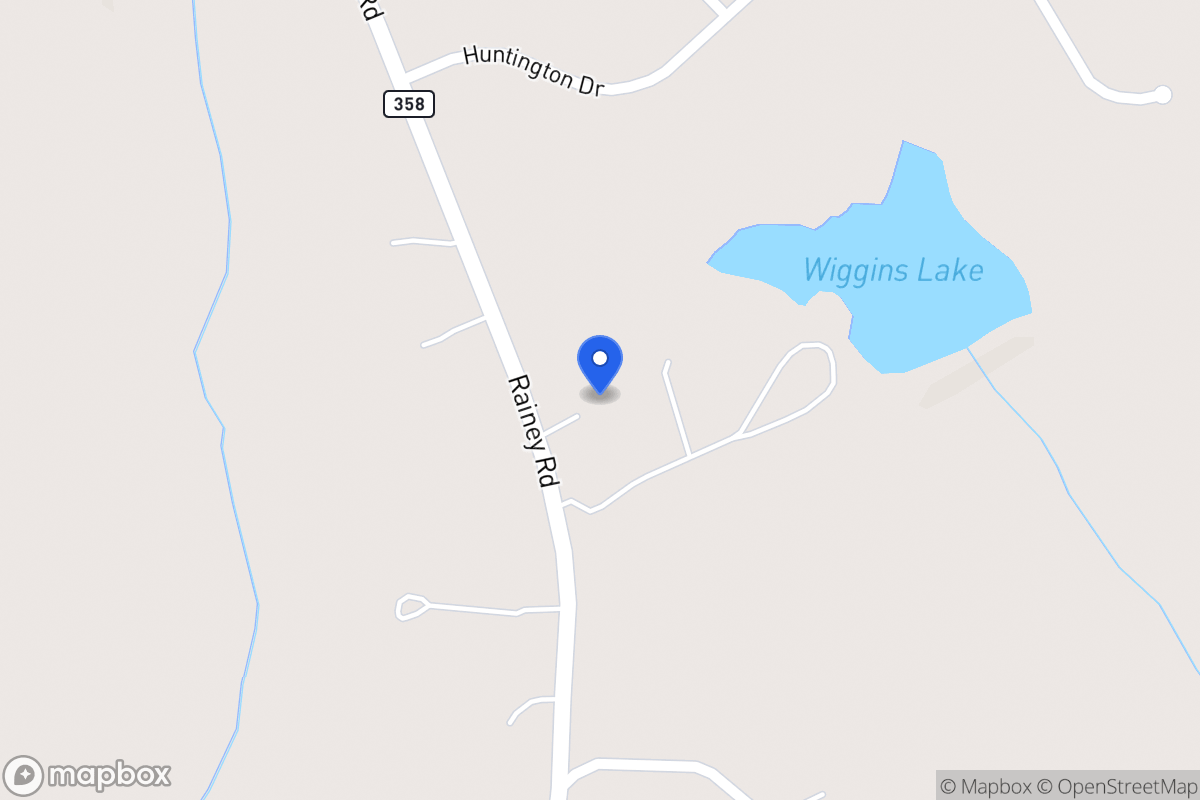 Map of 1413 Rainey Rd