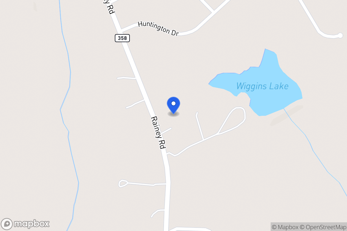 Map of 1421 Rainey Rd